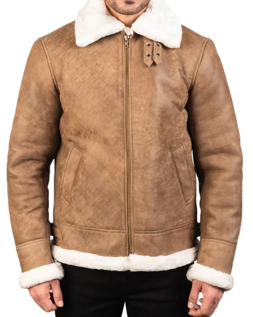 mens-b-3-distressed-brown-leather-bomber-jacket