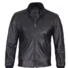 mens-black-cowhide-leather-bomber-jacket