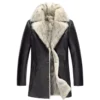 Mens Dark Brown Shearling