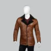 mens-distressed-brown-fur-leather-coat