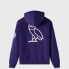 OVO Campus Western Purple Fleece Hoodie