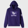 OVO Campus Western Purple Fleece Hoodie