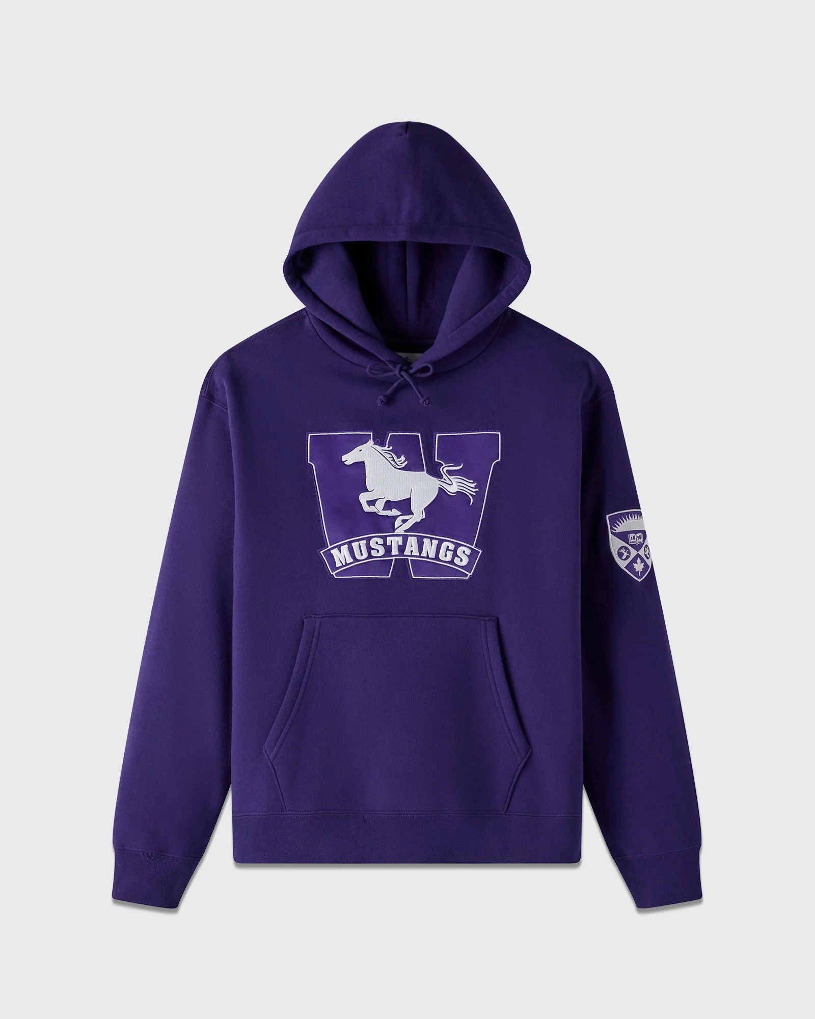 OVO Campus Western Purple Fleece Hoodie