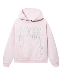 Revenge x Xxxtentacion Heartbreak Bejeweled Pink Hoodie