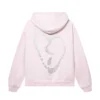 Revenge x Xxxtentacion Heartbreak Bejeweled Pink Hoodie