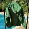 Sp5der Star Moss Green Hoodie